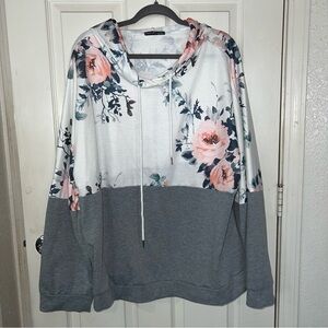 SHEIN floral long sleeve top